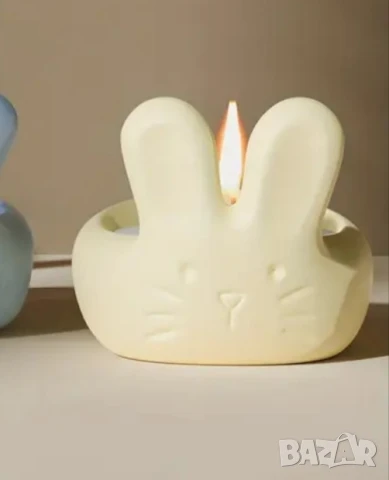 Молд кашпа свещник зайче, снимка 4 - Форми - 51291367