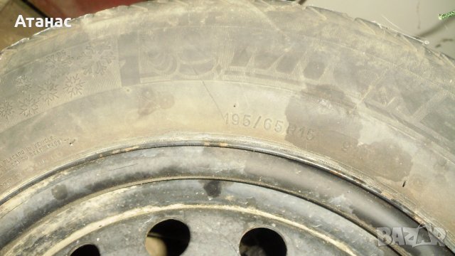 Джанта метална с гума Мерцедес / Mercedеs / А класа 15 цола, снимка 4 - Гуми и джанти - 32705667