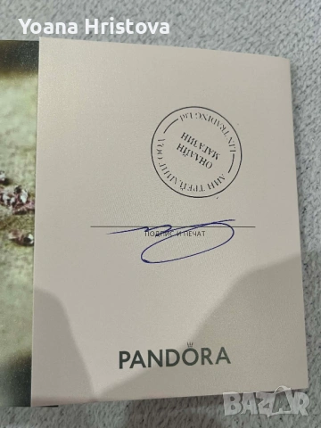 ПРЪСТЕН НА ПАНДОРА - ЧИСТО НОВ И НЕНОСЕН, снимка 3 - Пръстени - 53479943