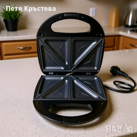 Комбиниран уред TV1053 – печка, тостер и кафемашина 3 в 1: Размери: 45 х 18 х 19 см; Мощност на кафе, снимка 3 - Печки, фурни - 52696390