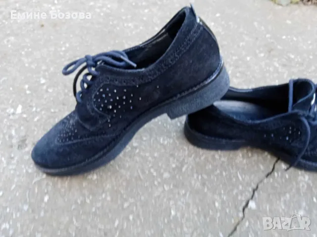 велурени обувки Andrea Morelli, снимка 3 - Други - 49468627