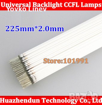 CCFL ЛАМПА ЗА LCD 2.0MM X 225MM - 1 БРОЙ НОВА, снимка 3 - Друга електроника - 36693893