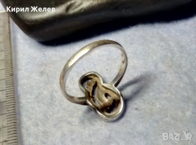 ПРЕКРАСЕН АЖУРЕН СКЪПОЦЕНЕН СРЕБЪРЕН ПРЪСТЕН СРЕБРО 925 ИНКРУСТИРАН с ИСКРЯЩИ МАРКАЗИТИ 48261, снимка 10 - Пръстени - 50061180