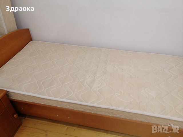 Легло с Матрак 82см/190см, снимка 1 - Спални и легла - 33112652