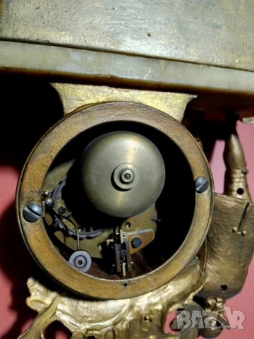 Френски каминен часовник , снимка 4 - Антикварни и старинни предмети - 53204753