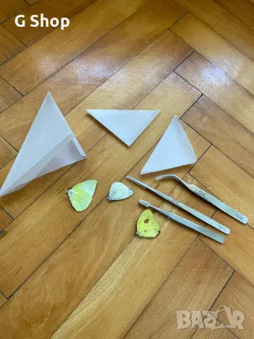 Препарирани пеперуди пинсети 