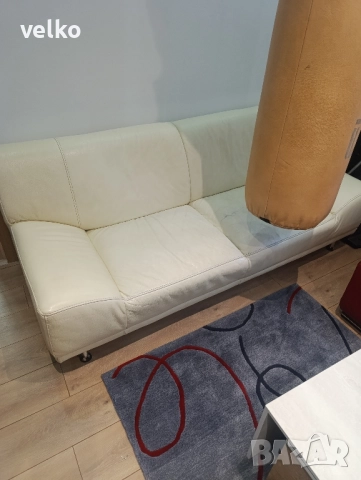 диван естествена кожа, снимка 3 - Дивани и мека мебел - 51754986