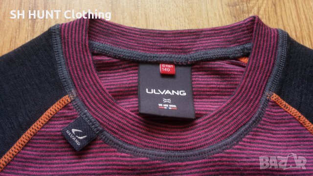 ULVANG 100% Merino Wool Thermo Kids размер 10 г / 140 см детска термо блуза 100% Мерино Вълна - 410, снимка 4 - Детски Блузи и туники - 43134765