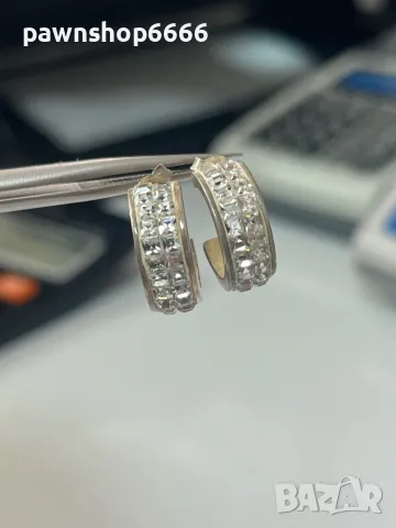 Сребърни обеци 925, снимка 5 - Обеци - 50359414