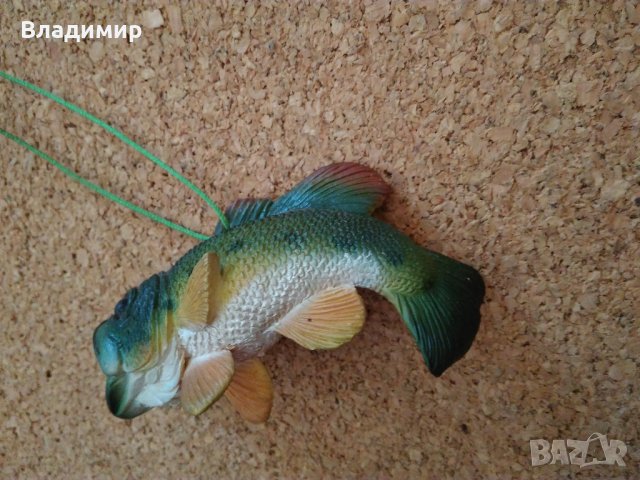 Сувенир -  риба бас (Largemouth Bass), снимка 8 - Такъми - 36683462