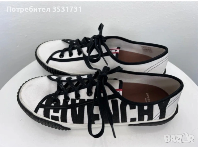 Givenchy гуменки от плат размер 37,5 - ново, снимка 4 - Кецове - 53377289