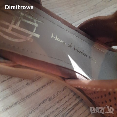  н.38 House of Harlow 1960 Esperanza leather sandal, снимка 13 - Сандали - 40525583