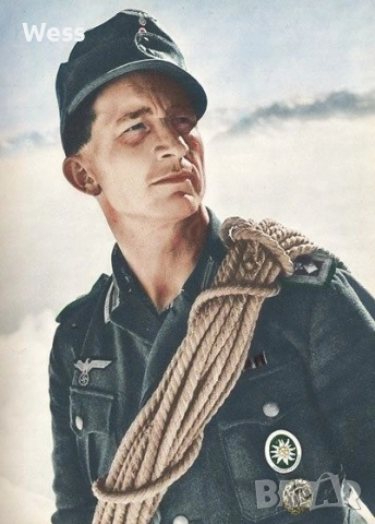 Германска, Вермахт значка "Планински водач", снимка 3 - Колекции - 53205817