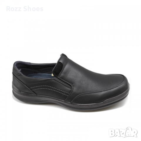 Мъжки черни обувки меки удобни 
