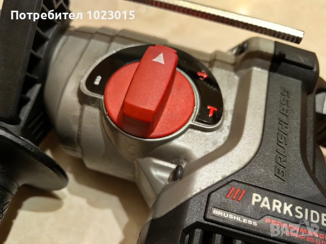 Перфоратор 20V 3 Joule Parkside PKHAP 20-Li D4 SDS PLUS, снимка 4 - Други инструменти - 53404402