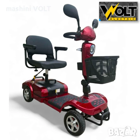Инвалидна четириколка на ток за възрастни и трудноподвижни хора Volt Electric N2, 24V, 20Ah, снимка 2 - Инвалидни скутери - 51249267