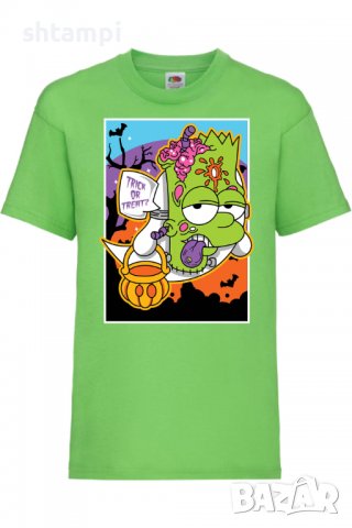 Детска тениска The Simpsons Bart Simpson 02,Halloween,Хелоуин,Празник,Забавление,Изненада,Обичаи,, снимка 9 - Детски тениски и потници - 38158070