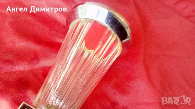 Полски Фиат Полмо страхотна метално стъклена ваза, снимка 6 - Антикварни и старинни предмети - 36913601