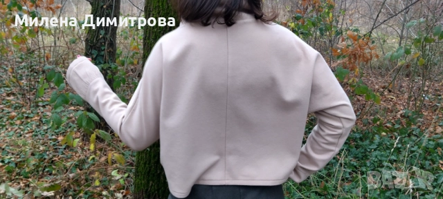 Вълнен пуловер ръчна изработка , снимка 4 - Блузи с дълъг ръкав и пуловери - 52156162