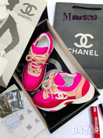 дамски маратонки от естествена кожа chanel , снимка 3 - Маратонки - 51321065