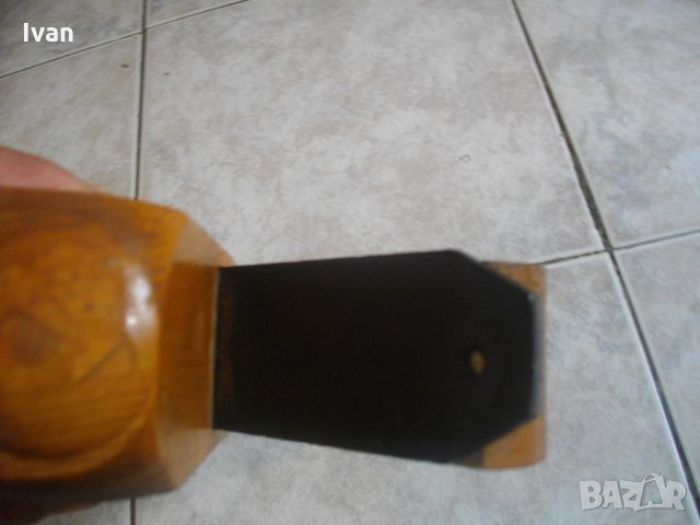 Ретро-Руско Ръчно Ренде-48мм-Буков корпус с Кокалена Дръжка-Ретро Качество-Отлично-Голямо, снимка 11 - Други инструменти - 33260051