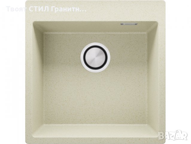 Кухненска Мивка от гранит модел Осло 50 XXL 490 x 500 mm - бежава