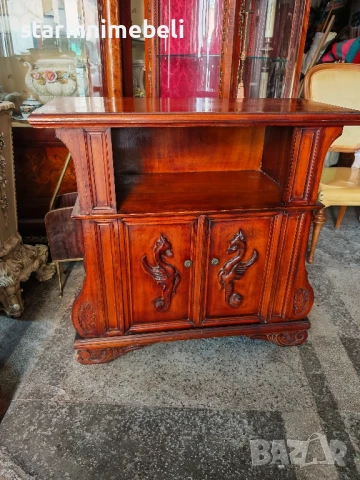 Дървено ТВ шкафче , снимка 7 - Шкафове - 51145790