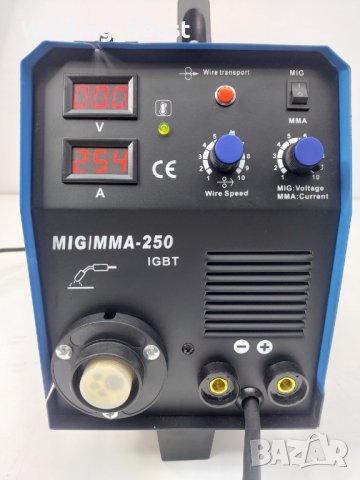Телоподаващо С Електрожен MIG/ММА 250А VOLT-Electric Пълен Комплект, снимка 4 - Други машини и части - 39294799
