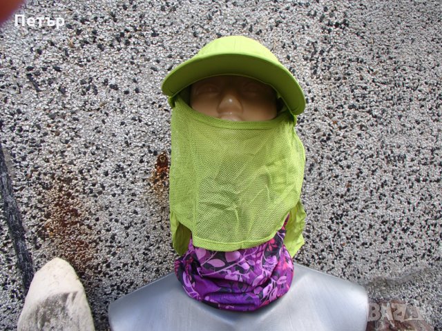 Продавам лека лятна шапка със сгъваема козирка покривало за врата и за лицето, снимка 2 - Шапки - 28023535