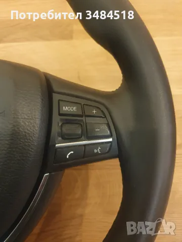 Спортен волан с подгрев BMW F01, F10, снимка 3 - Части - 42745251