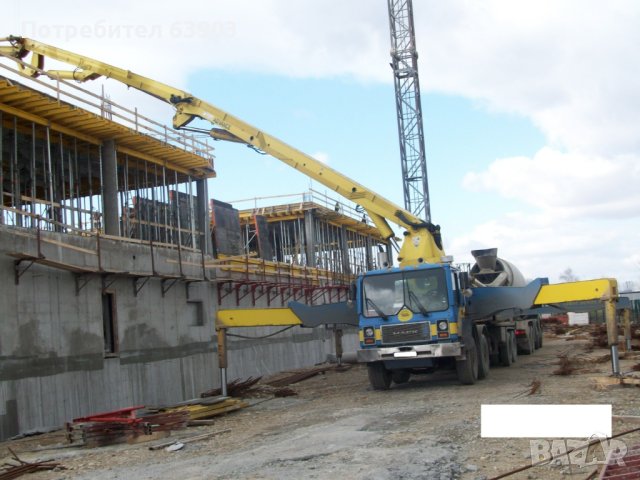 Продавам бетон помпа, KBZ 42-5 ,42 м, снимка 4 - Индустриална техника - 40779997