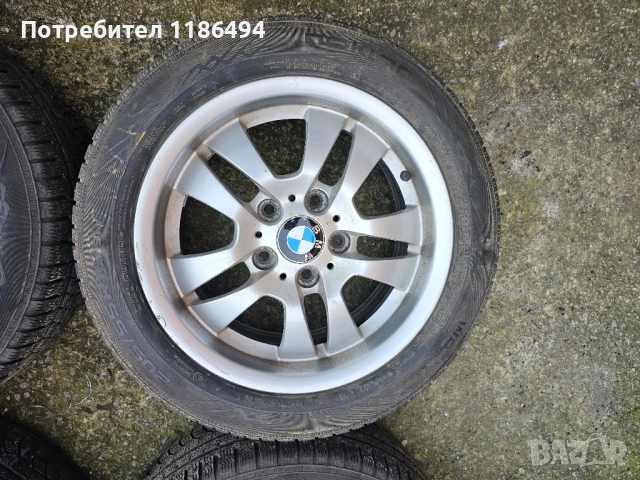 Зимни гуми с джанти за БМВ 3 серия, снимка 5 - Гуми и джанти - 52433421