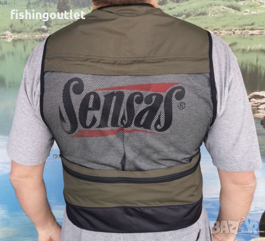 Рибарски спининг елек с 11 джоба и свалаяем гръб, снимка 4 - Екипировка - 32225425