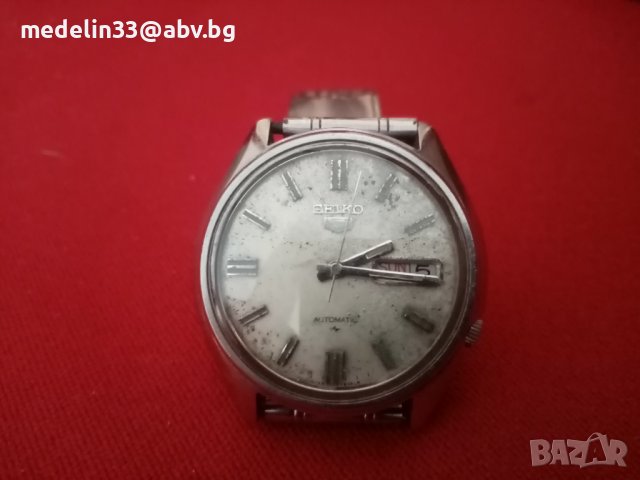 Seiko 5 Japan original 1970, seiko caliber 7009a, 21600 A/h, автоматичен мъжки часовник, снимка 2 - Антикварни и старинни предмети - 40626044