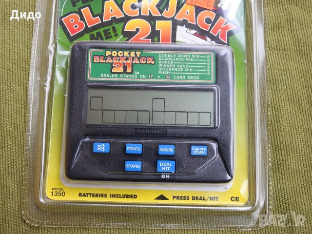 Radica Blackjack 21 електронна игра Блекджек, снимка 2 - Други игри и конзоли - 32210627