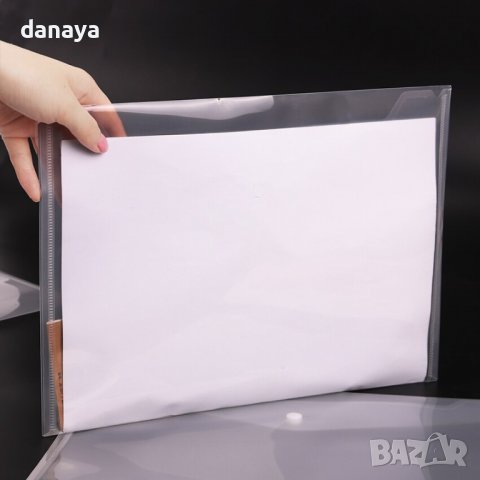 3127 Прозрачна папка с копче А4, PVC, снимка 6 - Ученически пособия, канцеларски материали - 38229582