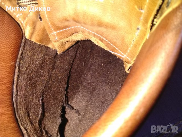 Женски боти естествена кожа България №40 стелка 255мм, снимка 9 - Дамски боти - 39160525