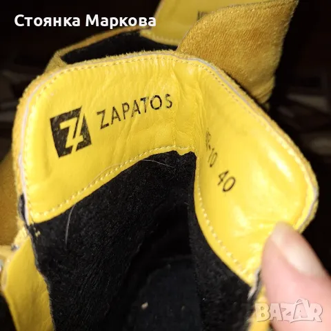 Жълти боти, снимка 3 - Дамски боти - 50313424