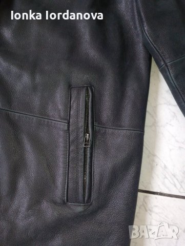 Кожено яке-естествена кожа, размер XL, снимка 9 - Якета - 43644267