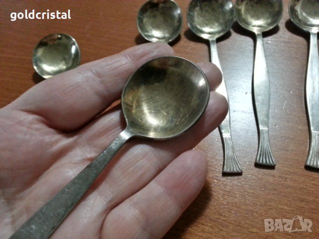 Руски лъжички позлатени мнц, снимка 2 - Антикварни и старинни предмети - 40552006