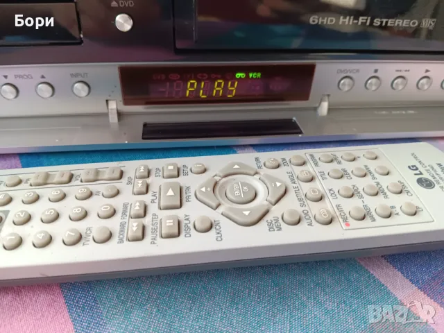 LG V 190 Видео/DVD VHS/DVD Combo Player, снимка 4 - Плейъри, домашно кино, прожектори - 48653450