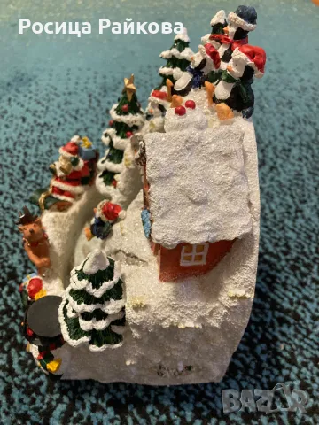 Коледна винтидж музикална/водна пързалка  на Avon, снимка 3 - Коледни подаръци - 48446339