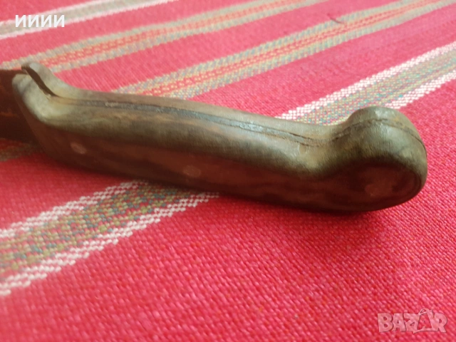 Крив овчарски нож , снимка 4 - Антикварни и старинни предмети - 53236383