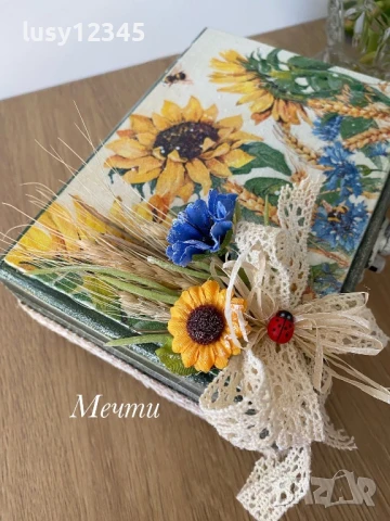 Кутия-Слънчеви слънчогледи! , снимка 5 - Картини - 50529698