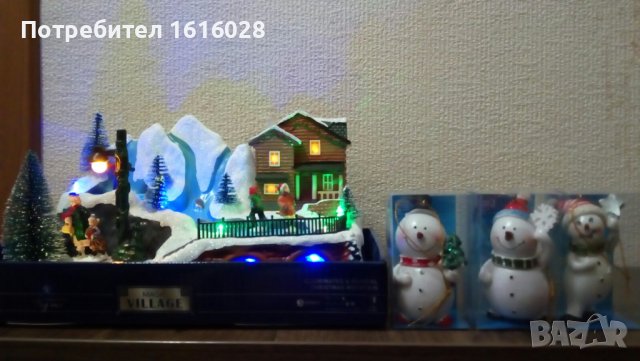 Коледно селце с ледени пързалки на марката MAGIC VILLAGE., снимка 4 - Декорация за дома - 43051390