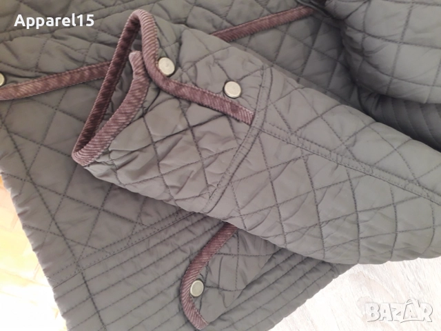 Американско марково тъмнозелено яке с качулка L/ XL, снимка 10 - Якета - 52388568