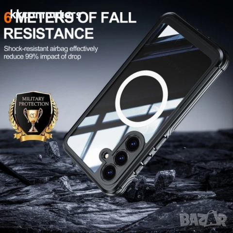 Samsung Galaxy S25 5G Metal Frame/ HD Tempered Glass/ MagSafe Калъф и Протектор, снимка 7 - Калъфи, кейсове - 51417670