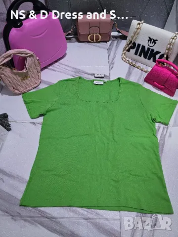 Дамска зелена тениска актуален цвят за сезона