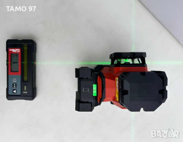 Hilti PM 50-22 Nuron - НОВ Мултилинеен лазерен нивелир със зелен лъч, снимка 6 - Измервателни инструменти - 52898667