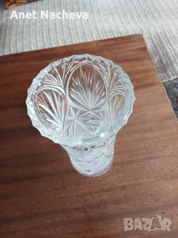 ВАЗА за цветя стъклена , снимка 2 - Вази - 48727996